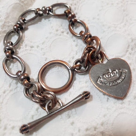 Juicy Couture Vintage Y2K Silver CharmLinkBracelet - Picture 5 of 10